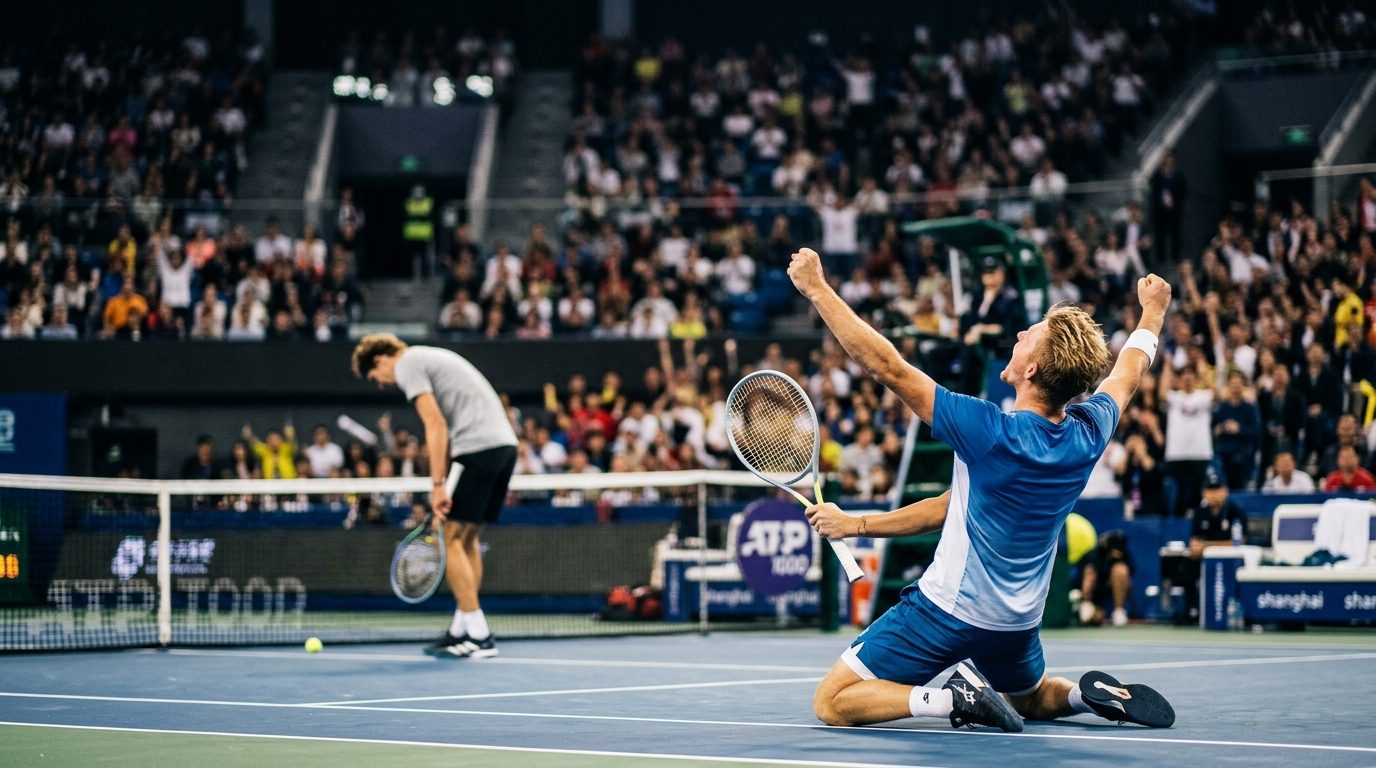 Davidovich Fokina bate Zverev de virada e avança à decisão em Xangai