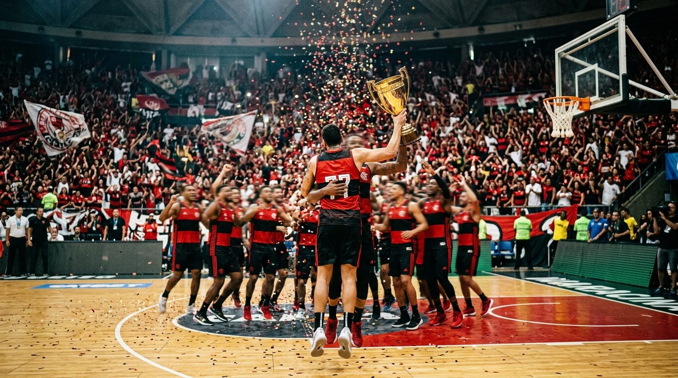 Flamengo bate Fluminense no Maracanãzinho e fatura o 50º título do Carioca de Basquete