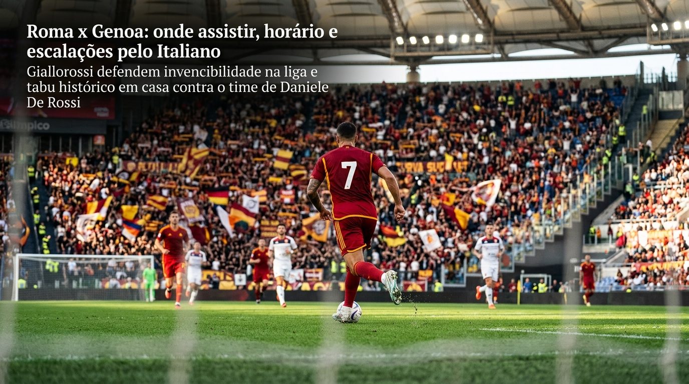 Roma x Genoa: onde assistir, horário e escalações pelo Italiano